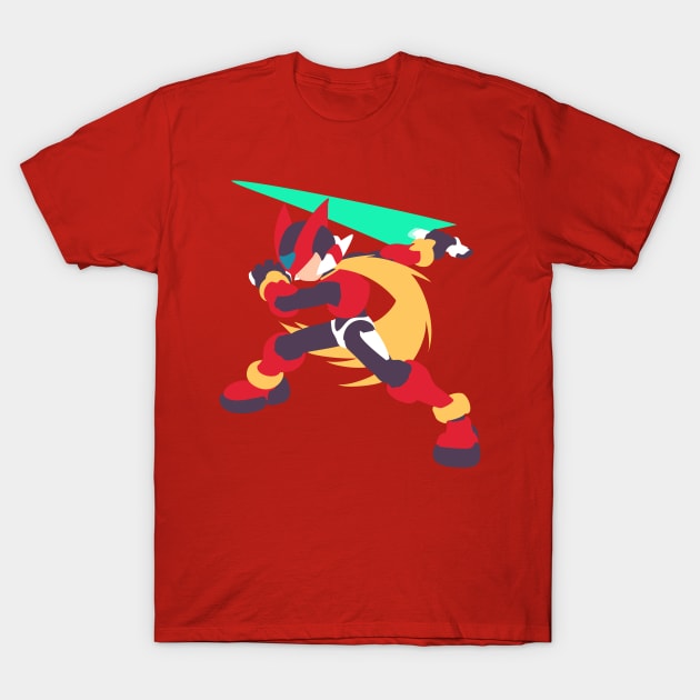 Mega Man Zero T-Shirt by turpinator